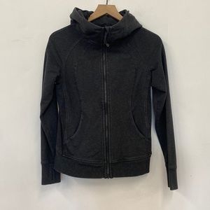 Lululemon scuba hoodie, gray,‎ size 4, excellent condition